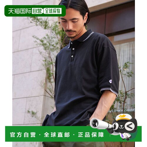1h可退 日本直邮JEMORGAN LONG JOHNS 男士 鹿仔纹拼色短袖POLO衫