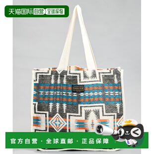1h可退 日本直邮PENDLETON 男女同款 托特包 织花图案 轻量棉质 P