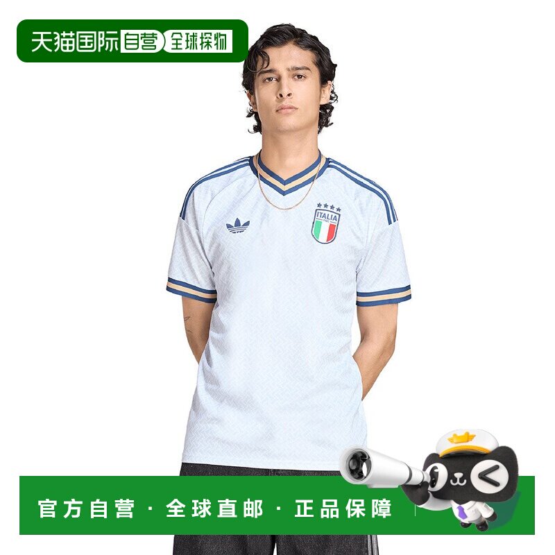 日本直邮adidas 意大利国家队客场球衣 SS672-KC8704 男子足球服