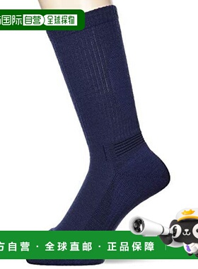 【日本直邮】美津浓 户外运动服饰 中厚款美利奴羊毛袜B2JX0005靛