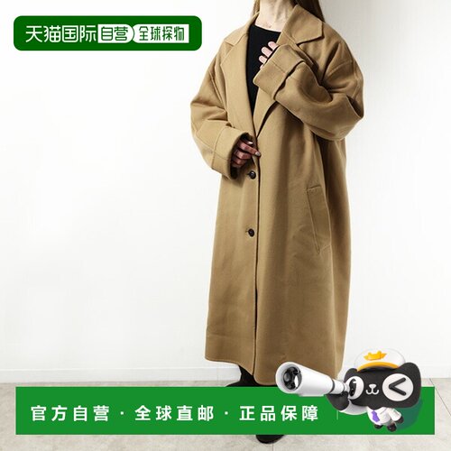 日本直邮LOEWE Anagram 单排扣大衣 S359Y01XB3 女士羊绒混纺羊毛