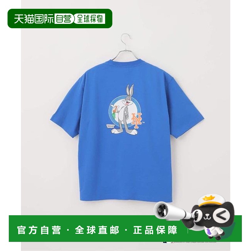 1小时内可退 日本直邮B.C STOCK 【MLB*LOONEY】联名 冲孔印花T恤