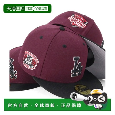 1h可退 日本直邮NEW ERA 男女同款 59FIFTY 半帽 MLB联名 SIDE PA