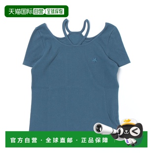 女装 TOKYO 夏季 宽松版 饰吊带 1h可退 型刺绣装 日本直邮CONVERSE