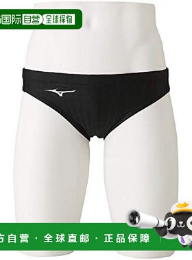 【日本直邮】Mizuno美津浓儿童泳裤FINA认证140黑色 N2MB0423泳衣
