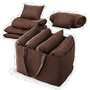 【日本直邮】爱丽思欧雅玛被褥套装小型5个抗菌防臭付收纳袋KFS-C