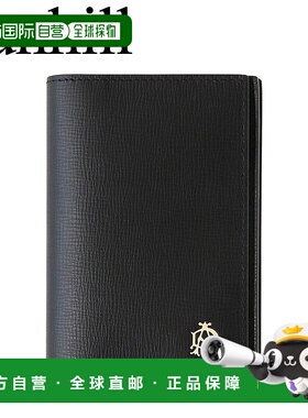 日本直邮Dunhill Fulham 卡片夹 黑色/酒红色 男士 L2S847A 皮具