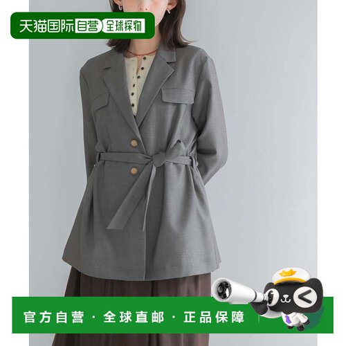 日本直邮URBAN RESEARCH ROSSO 防皱青年布夹克外套 灰色衬衫