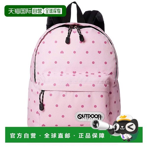 【日本直邮】OUTDOOR PRODUCTS儿童双肩包 B5收纳 心形/圆点图案