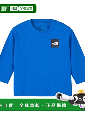 日本直邮THE NORTH FACE 婴儿长袖小方标志T恤 NTB32357 婴儿北面