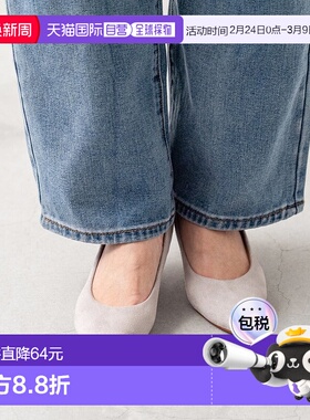 日本直邮Menue 中跟女式浅口鞋 单鞋高跟鞋 ME8623BW02032黑色