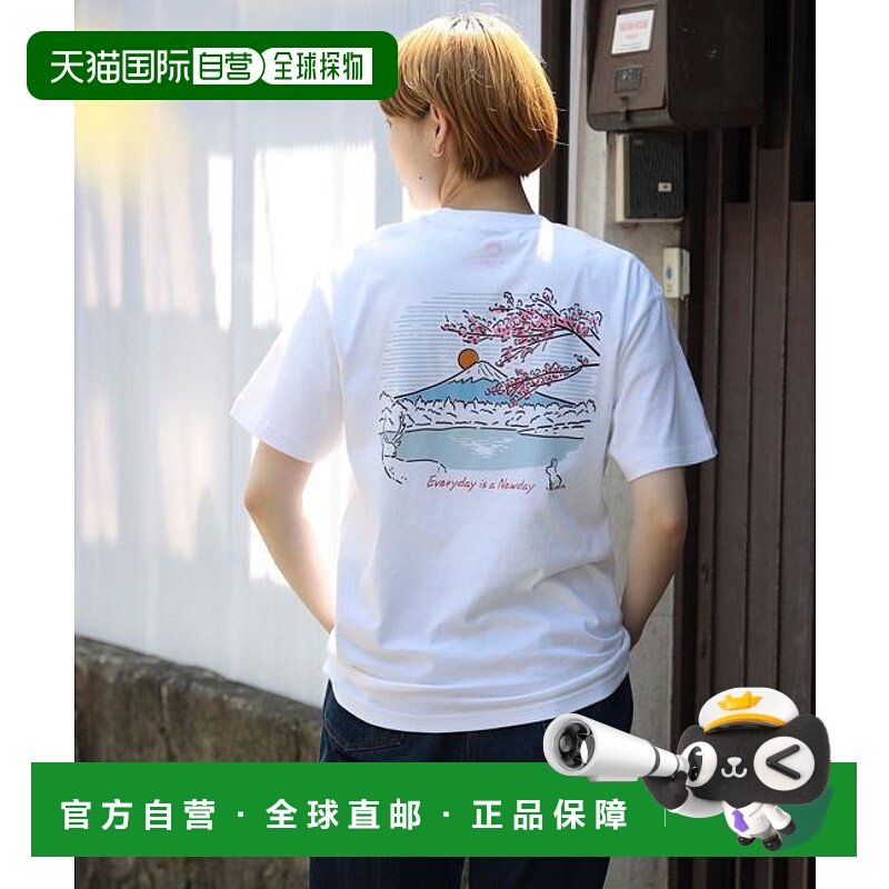 1h可退 日本直邮BEAMS JAPAN  男女通用  富士山 T恤新款,女装/女士精品,T恤,淘宝优惠券,粉丝福利购,淘宝优惠卷