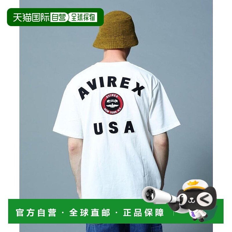 日本直邮AVIREX 大学运动风标志T恤2.0 [AV1129EM025471] T恤