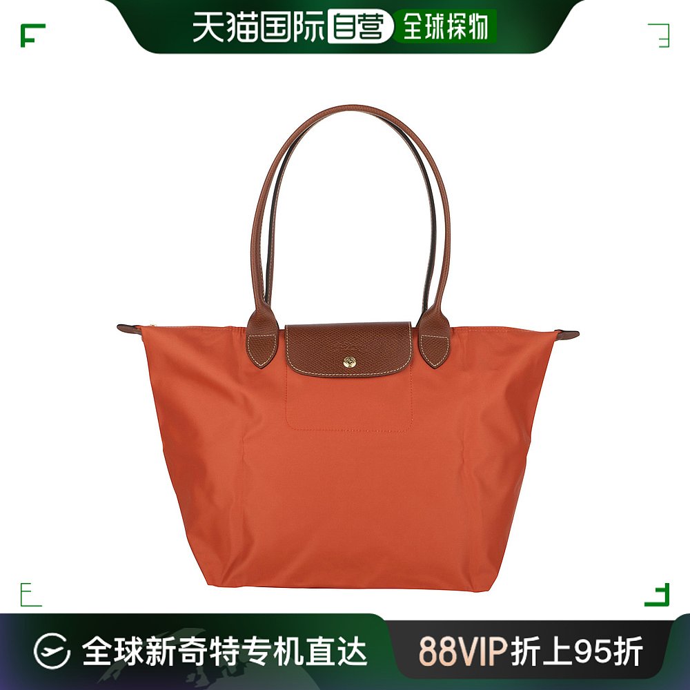 LONGCHAMP Le Pliage单肩包 L码 1899 089 P85女士橙托特包