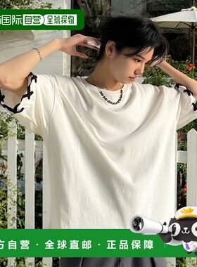 1h可退 日本直邮Classical Elf 男士刺绣设计短袖T恤 cm1010407