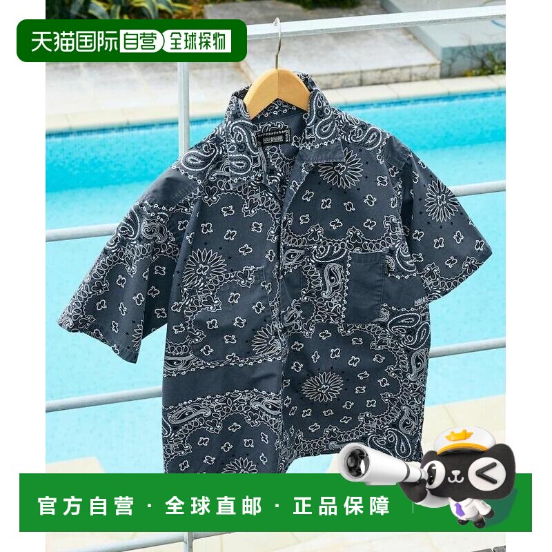 日本直邮HAV-A-HANK 男装 联名班丹纳印花短袖开领衬衫 100622020