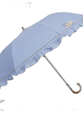 日本直邮JILL STUART JILLSTUART晴雨两用折叠雨伞防紫外线荷叶边