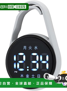 【日本直邮】J Axis精工 怀表 环扣表 灰色 CD1C0004-GY新款