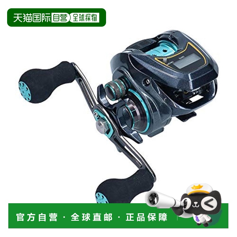 【日本直邮】达亿瓦 鱼拍 轻型SW X IC SS 黑蓝色 右手柄 船钓