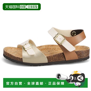 日本直邮Edwin 女士舒适凉鞋踝带后带时尚不易滑落鞋垫足弓支撑无