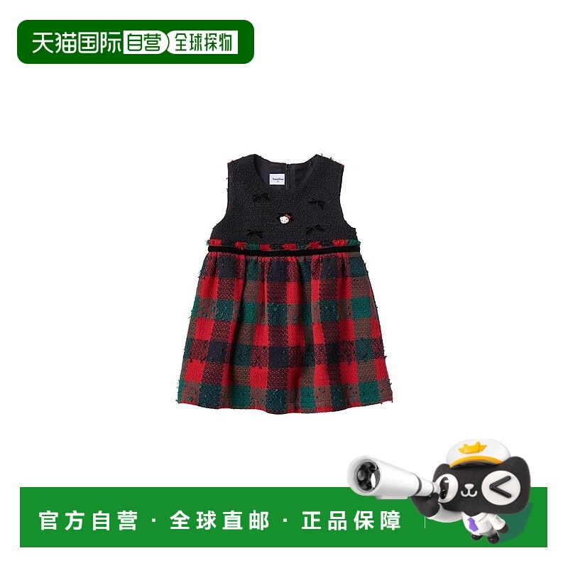 日本直邮日潮 Familiar学院风连体背带裙 132379