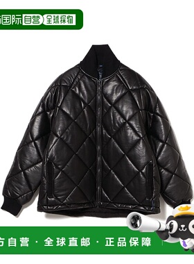 1h可退 日本直邮LAVENHAM男装 轻量仿皮夹克 男女同款 绗缝飞行员