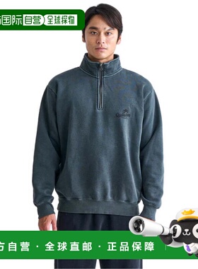 日本直邮Quiksilver PALM SCRIPT 半拉链运动衫 [24FWQZP244061BL