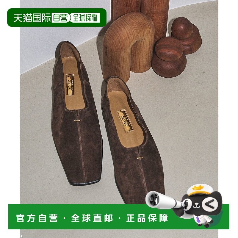 1h可退 日本直邮GRISE 女士羊革方头平底鞋 软面贴脚舒适设计 251