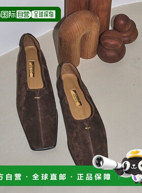 1h可退 日本直邮GRISE 女士羊革方头平底鞋 软面贴脚舒适设计 251