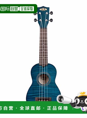 【日本直邮】KALA卡拉 尤克里里Exotic Mahogany/Soprano蓝色带盒