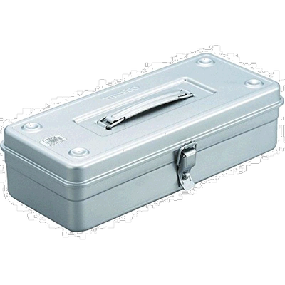 【日本直邮】TRUSCO工具箱手提箱式型工具箱373X163X102银色T-350