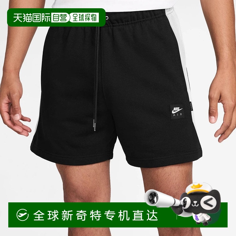 日本直邮Nike-耐克男士短裤空气羊毛短BFT HJ0294 010运动服：黑