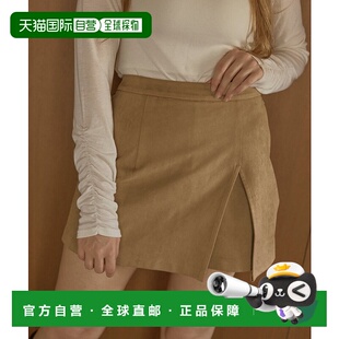 1h可退 日本直邮Alumu. 女装 仿麂皮迷你裙裤 半身高腰设计 可搭