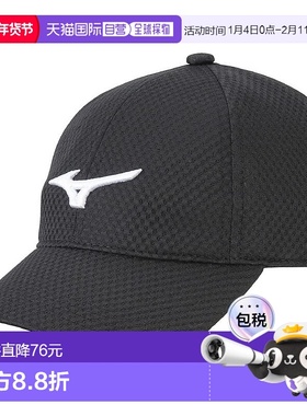 【日本直邮】Mizuno美津浓 网眼鸭舌帽/运动帽 32JW2100 黑色 L