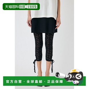 1h可退 日本直邮MOUSSY 女士春季蕾丝透视长款打底裤 010ISL56223