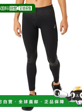【日本直邮】亚瑟士 跑步运动紧身裤 2011D008 002(黑色)