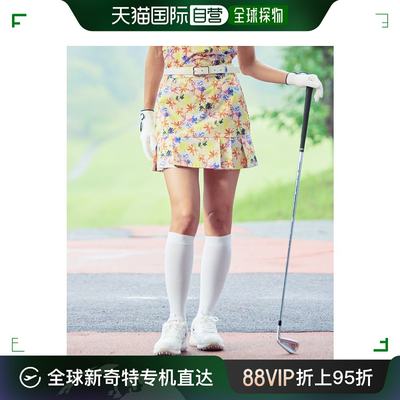 日潮跑腿DESCENTE [米卢斯染织博物馆藏品] 艺术满身图案褶裙 (防