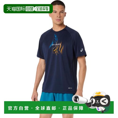 日本直邮ASICS ROAD 跑步衫 2011D446.400男款 运动