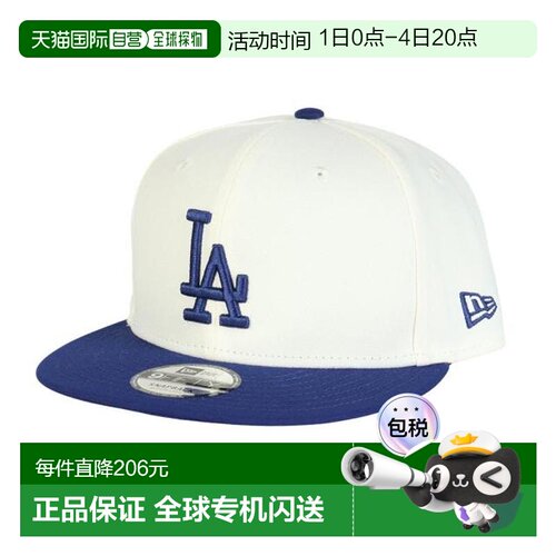 日本直邮NEW ERA 洛杉矶道奇队9FIFTY帽 象牙色 [CHR/DROY 146678