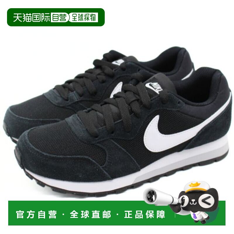 日本直邮Nike 女士 MD RUNNER 2 运动鞋 749869-018 黑白 轻便简