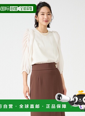 1h可退 日本直邮tiara女士雪纺袖上衣 A0143FB227泡泡袖