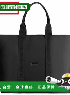 日本直邮Hunter 皮革氯丁橡胶手提包黑色 (UBT5526LHR-BLK)