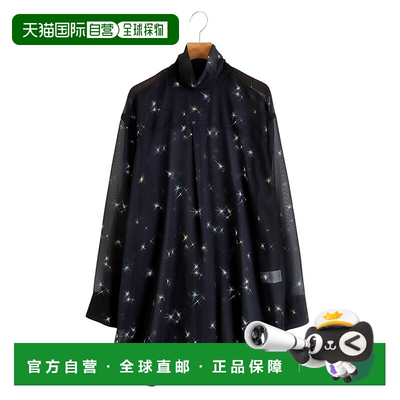 1h可退 日本直邮TELMA 女士 长袖印花雪纺衫 TLM53FJ009