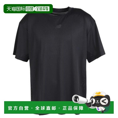 日本直邮New Balance RUNNERS 半袖T恤 MT61C6S9BK 黑色