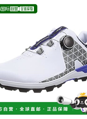 【日本直邮】Mizuno美津浓 高尔夫球鞋SL BOA男士 白色x蓝色25cm3