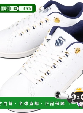 日本直邮K-SWISS KS 100 白色/金色运动鞋（2KSU-100）