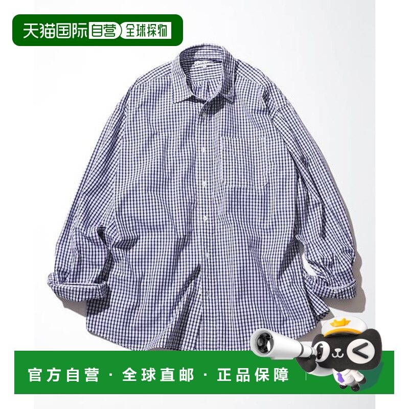 1h可退 日本直邮官方授权 CAHLUMN Magazine Pocket 宽松衬衫（格