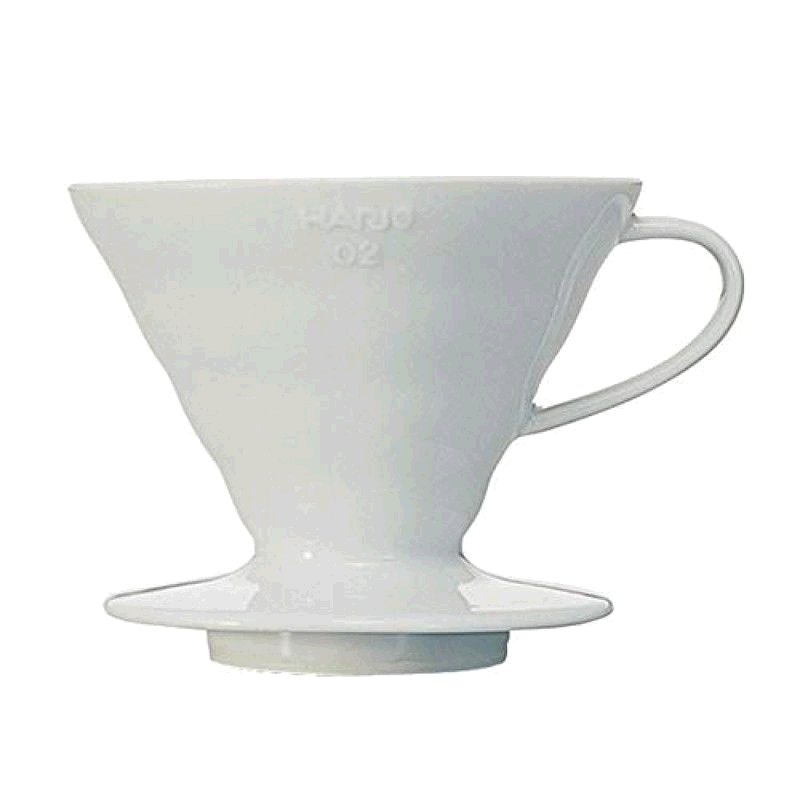 日本直邮HARIO V60咖啡滤杯 陶瓷 洗碗机兼容 白色日本制VDC-