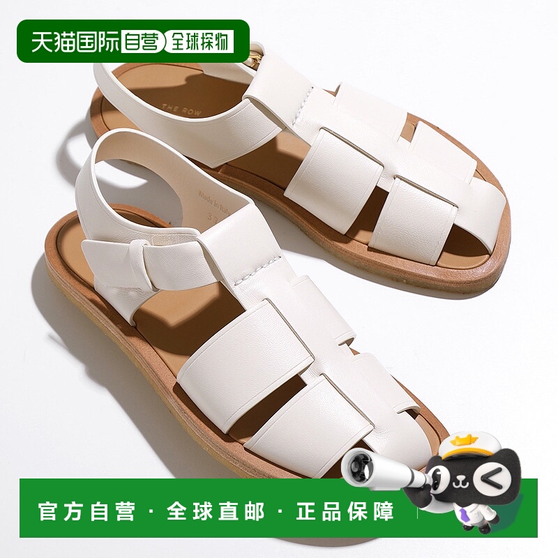 日本直邮THE ROW Gurkha 凉鞋 FISHERMAN F1343 N60 女士绉纱纳帕