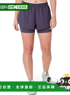 【日本直邮】亚瑟士 运动短裤 2042A352 525(靛蓝雾色)